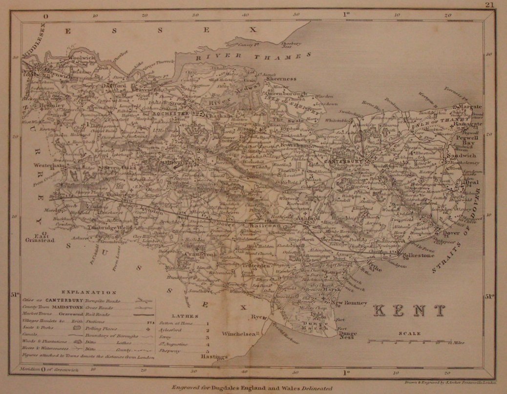 Map of Kent - Archer