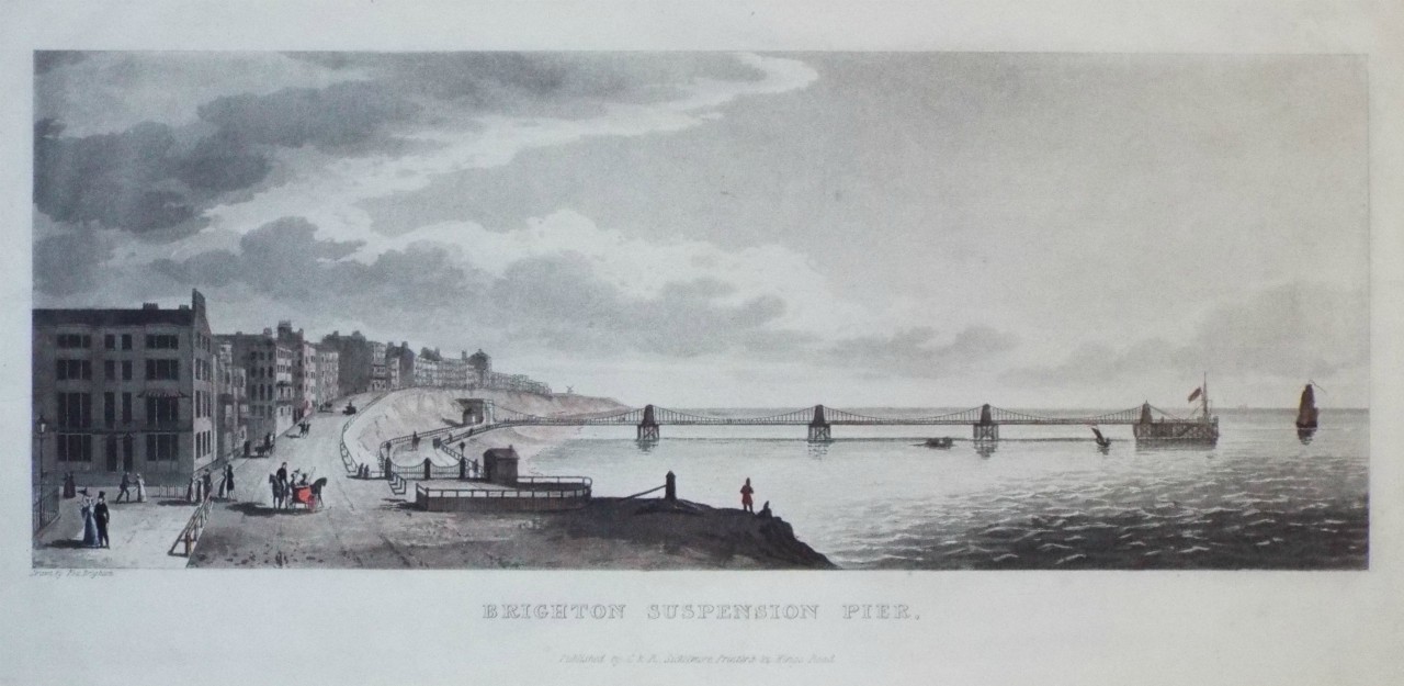 Aquatint - Brighton Suspension Pier.