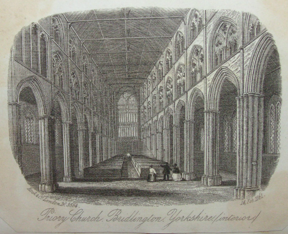 Steel Vignette - Priory Church, Bridlington, Yorkshire (interior) - Rock