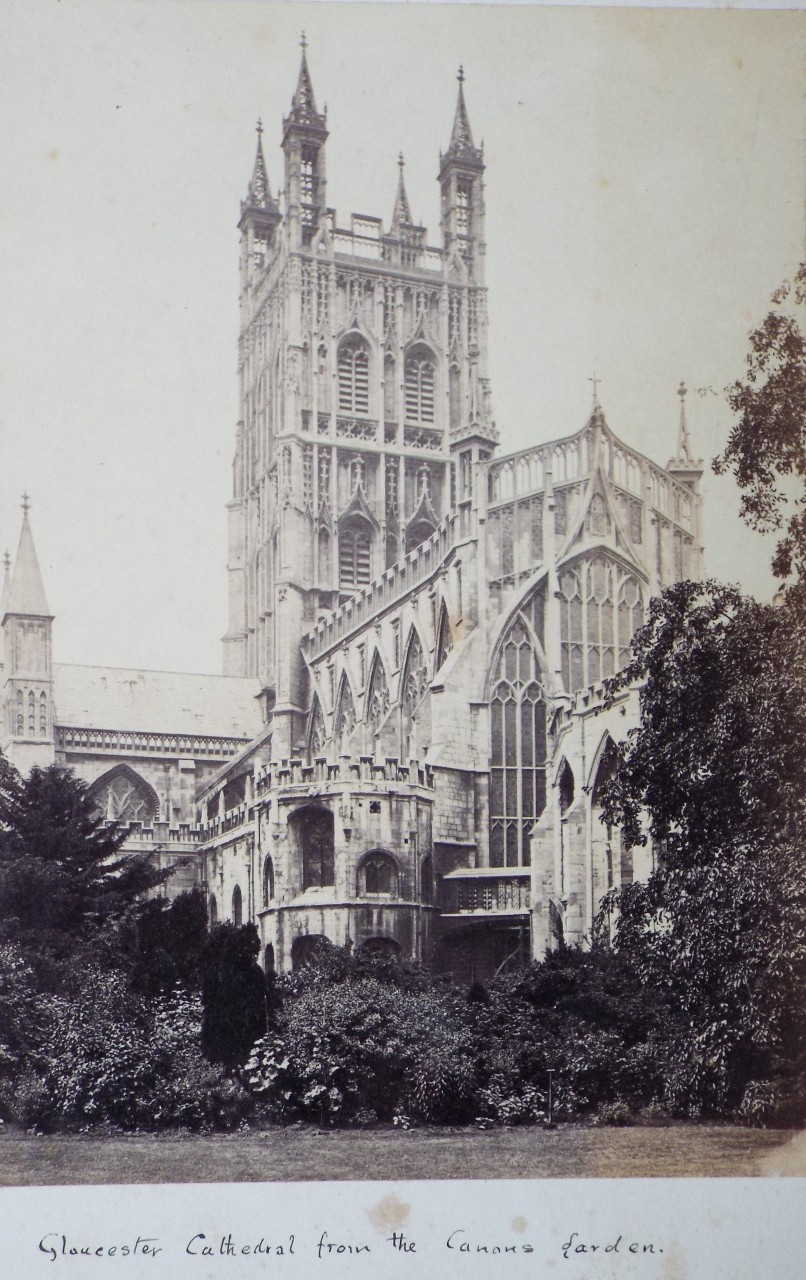 Photograph - Gloucester Cathedral from the Canon's Garden