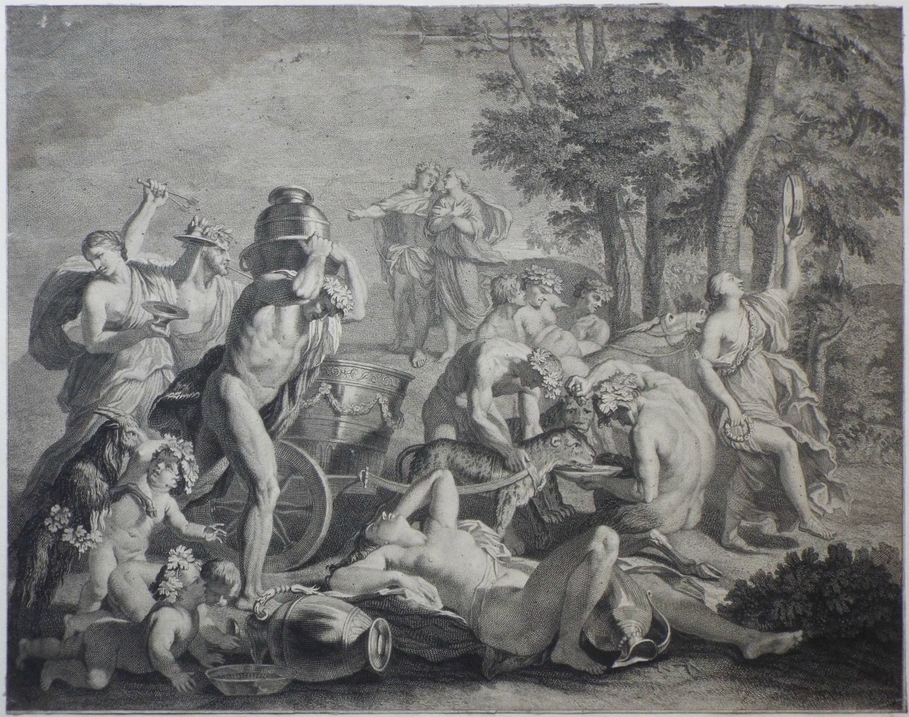 Print - Triomphe de Bacchus et d'Ariane. - Beauvais