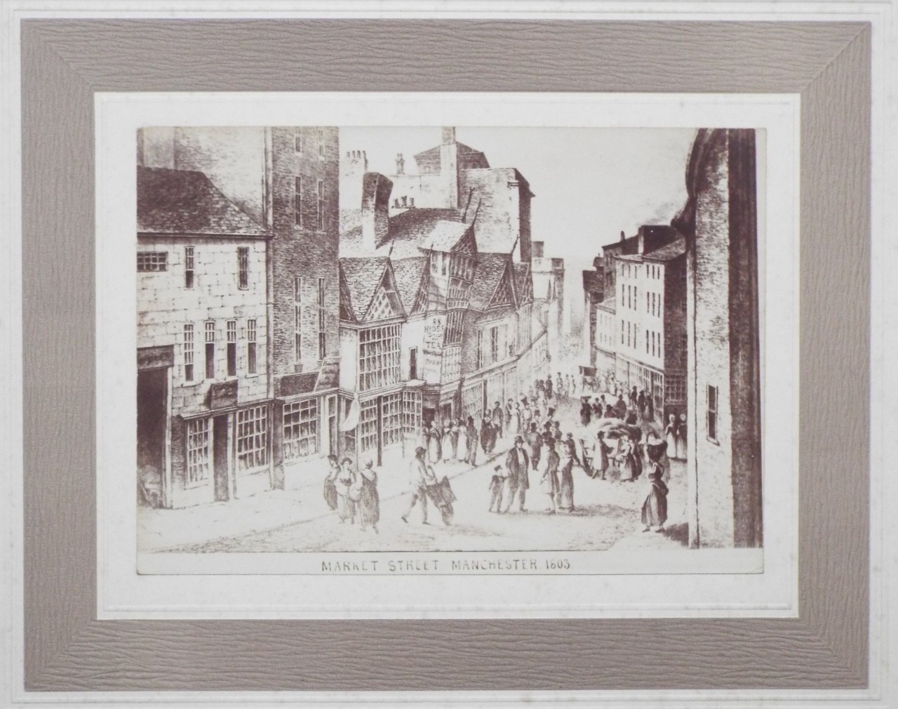 Photograph - Market Street Manchester 1803