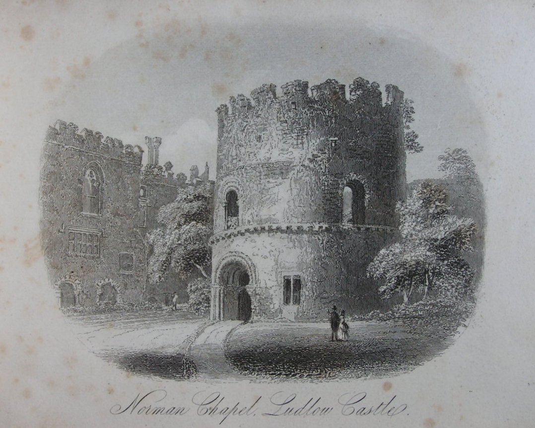 Steel Vignette - Norman Chapel, Ludlow Castle