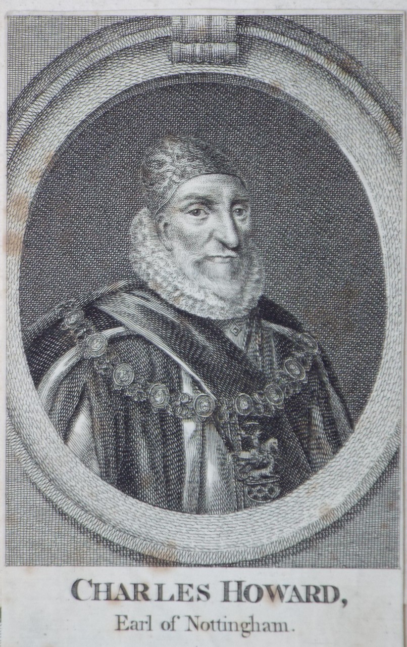 Print - Charles Howard, Earl of Nottingham.