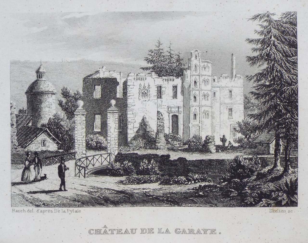 Print - Chateau de la Garaye. - 