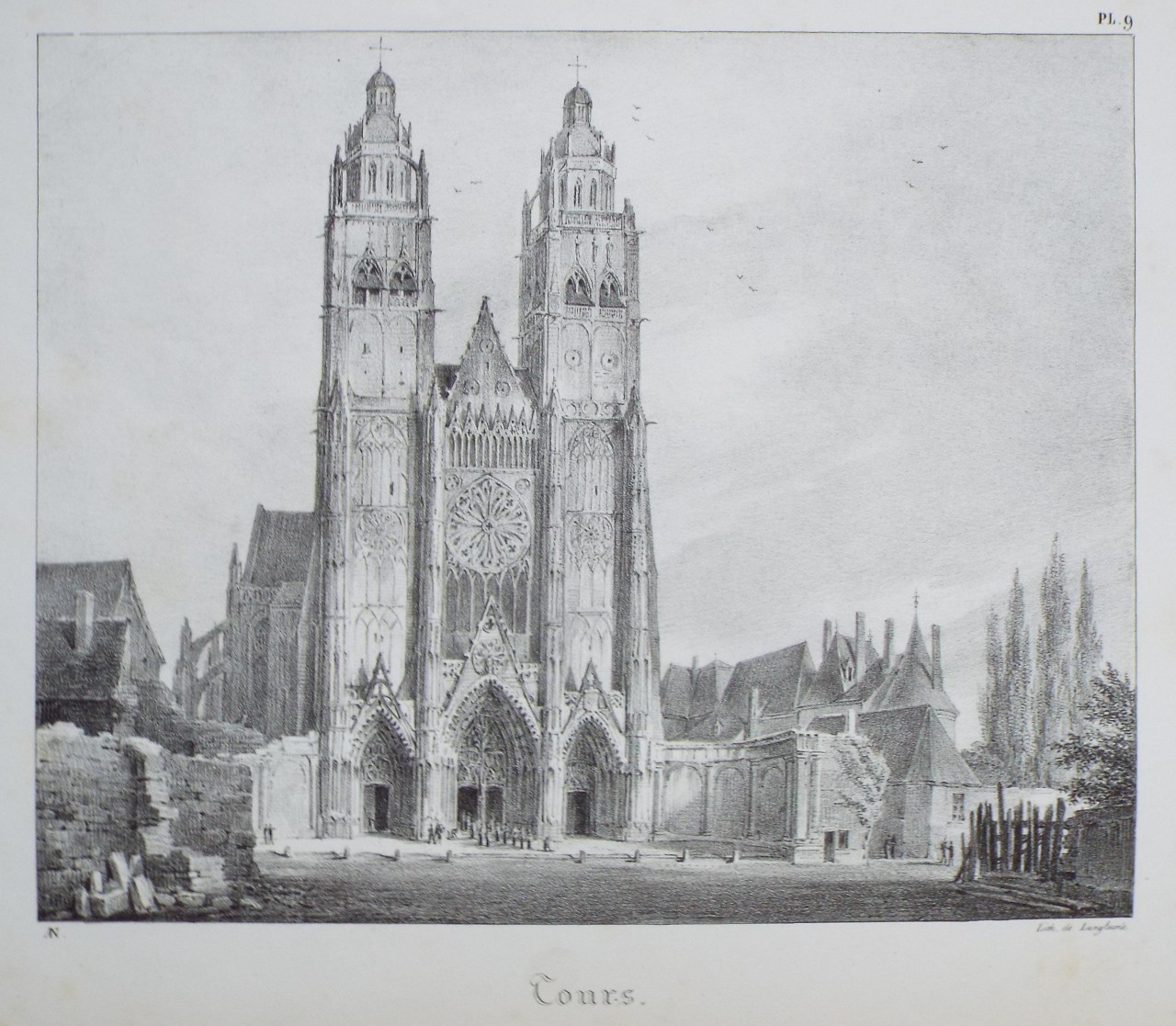 Lithograph - Tours - 