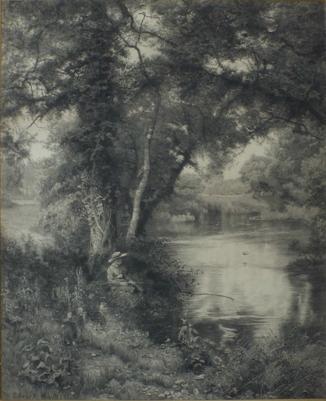Etching - The Brook He Loved - Waite