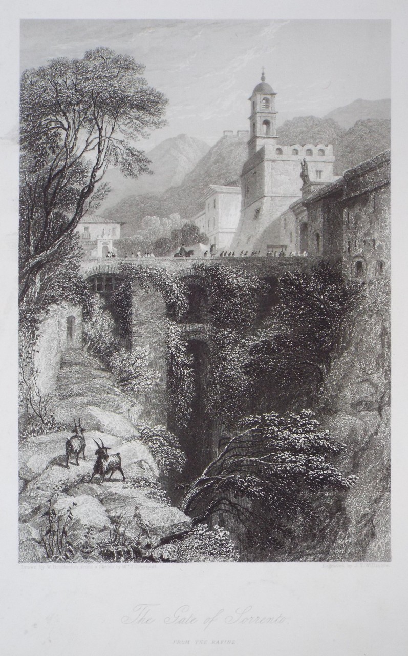 Print - The Gate of Sorento from the Ravine - Willmore