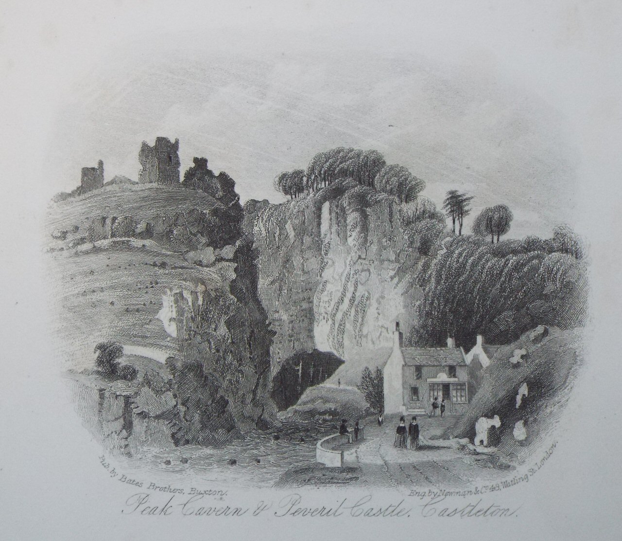 Steel Vignette - Peak Cavern & Peveril Castle, Castleton. - Newman