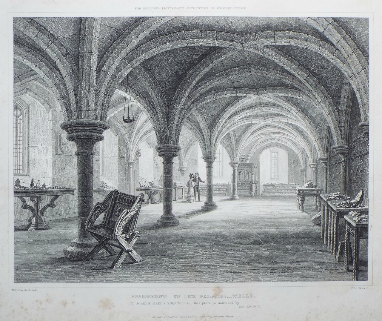 Print - Apartment in the Palace: Wells. - Le