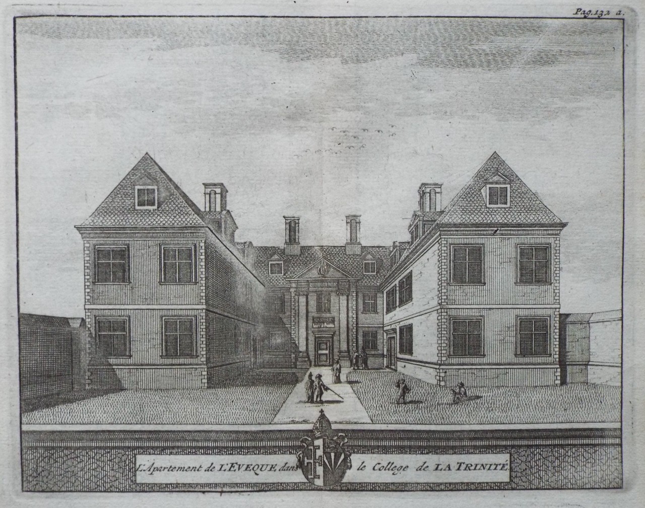 Print - L'Apartement de l'Eveque de College de la Trinite.