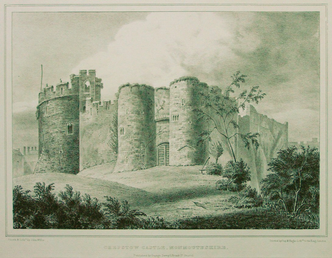 Zincograph - Chepstow Castle, Monmouthshire. - Willis