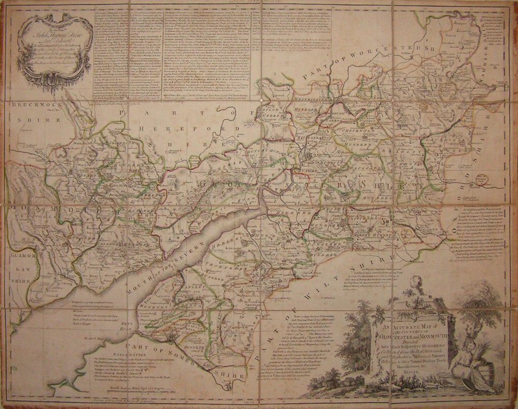 Map of Gloucestershire - Bowen