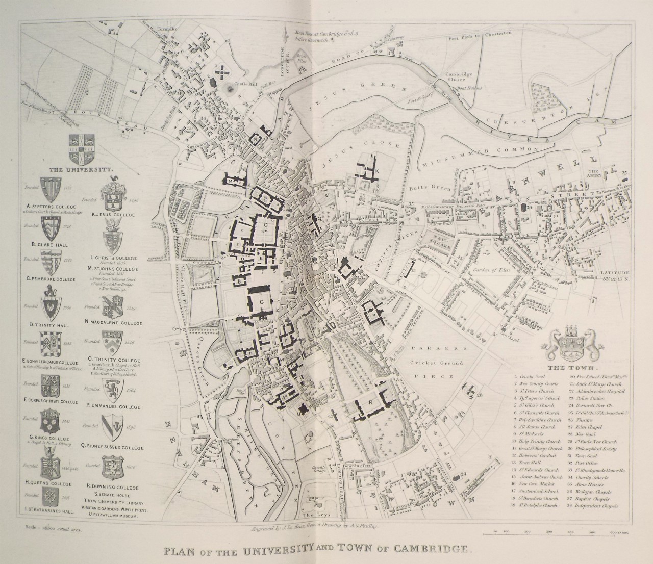 Map of Cambridge - Cambridge