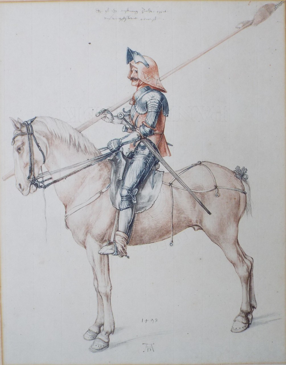 Print - Study of a Rider