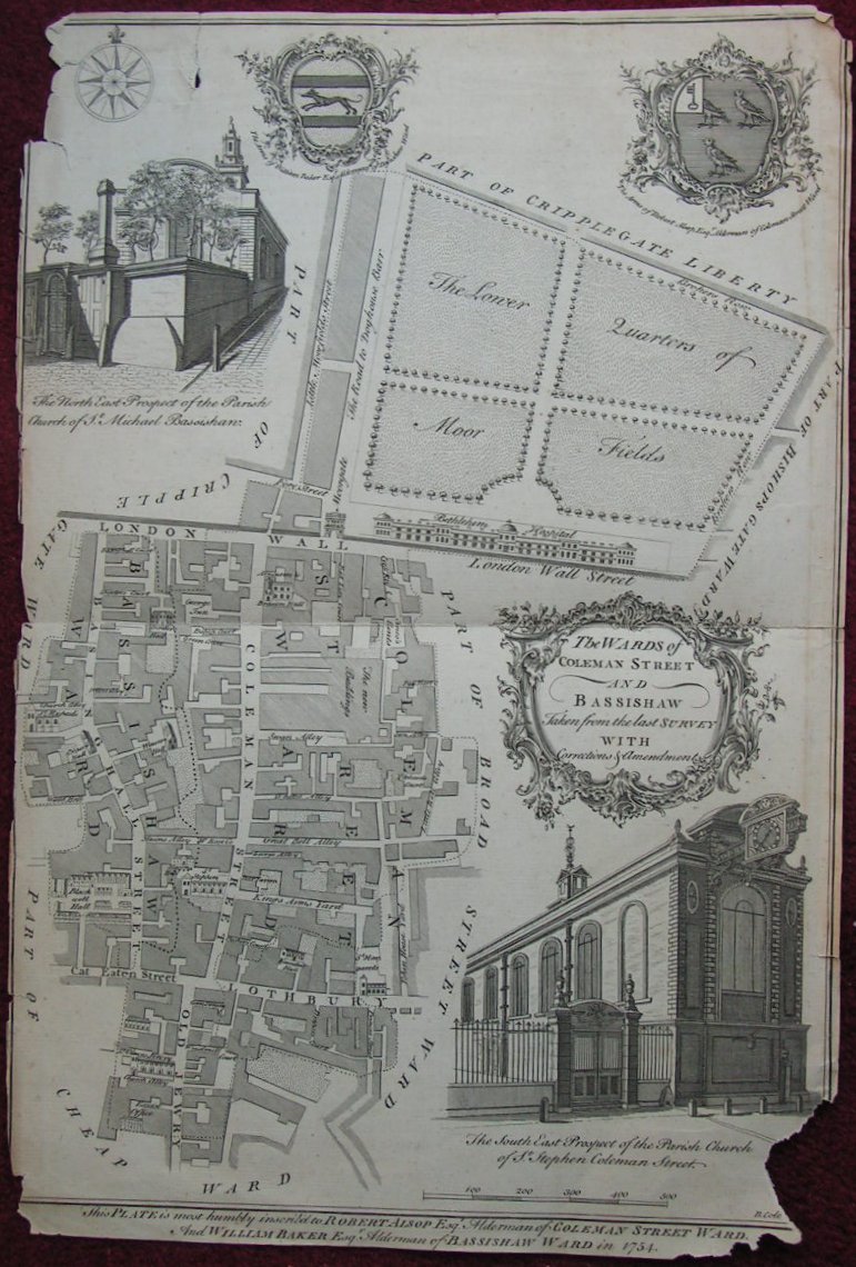 Map of City of London - London