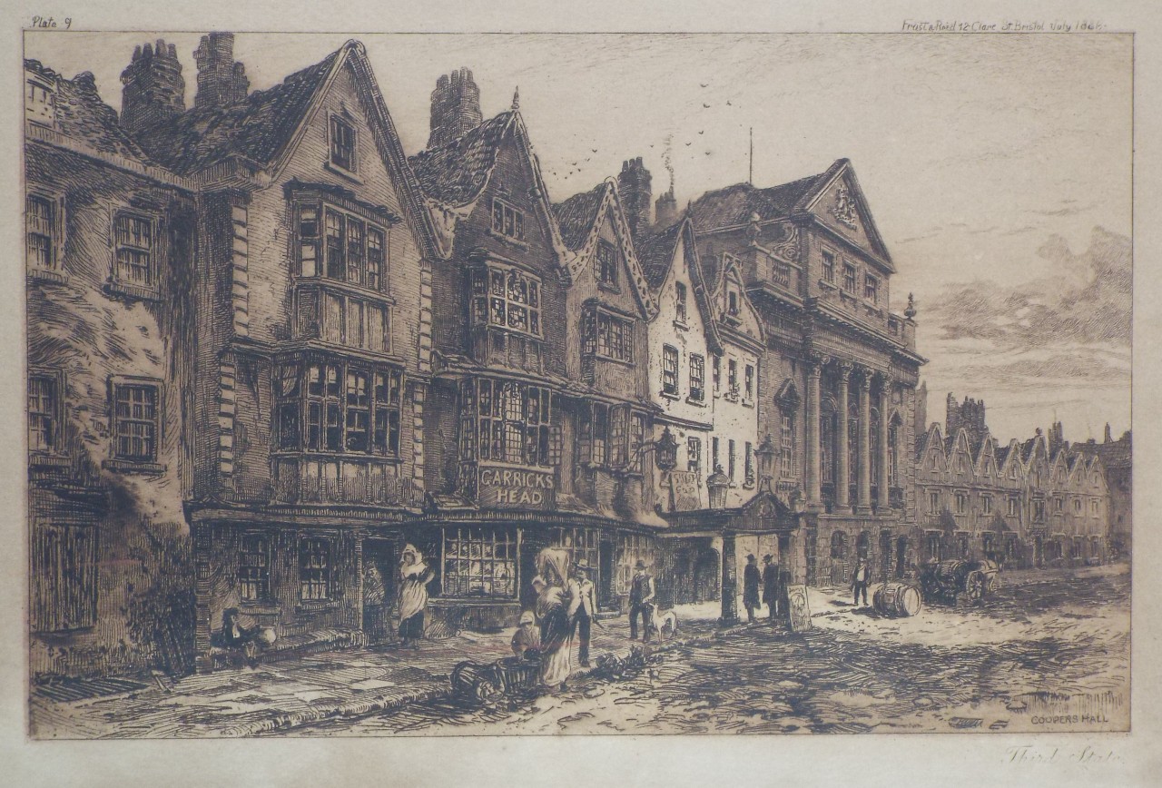 Etching - Coopers Hall - Bird