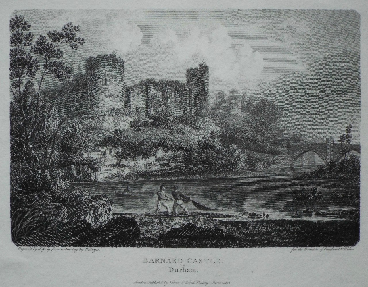Print - Barnard Castle. Durham. - Greig
