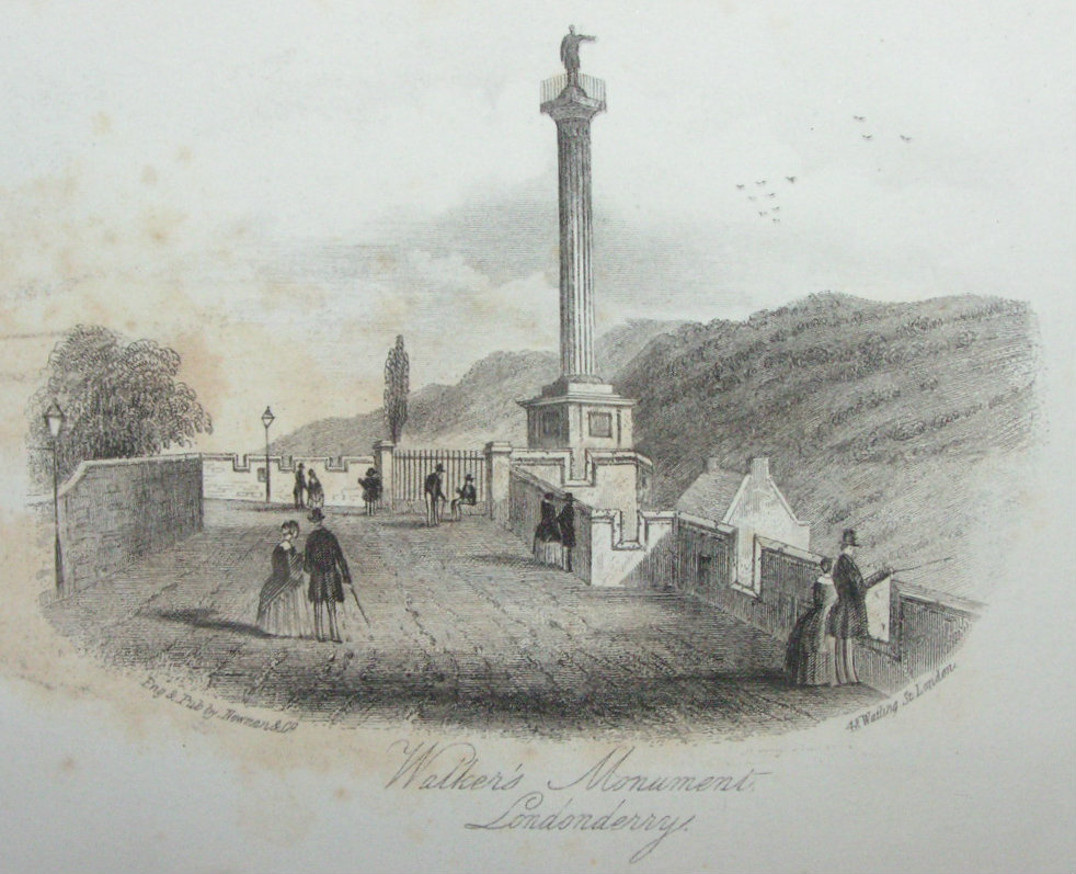 Steel Vignette - Walker's Monument, Londonderry - Newman