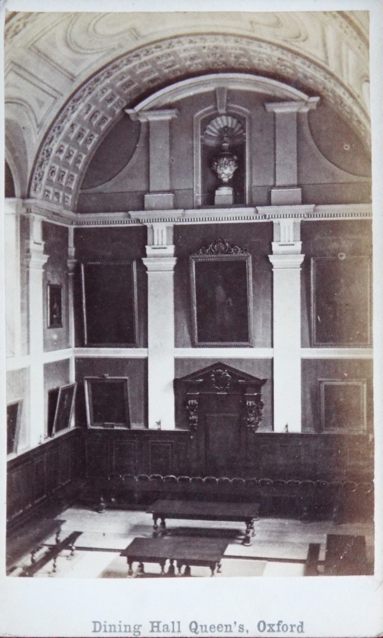 Photograph - Dining Hall, Queen's, Oxford.