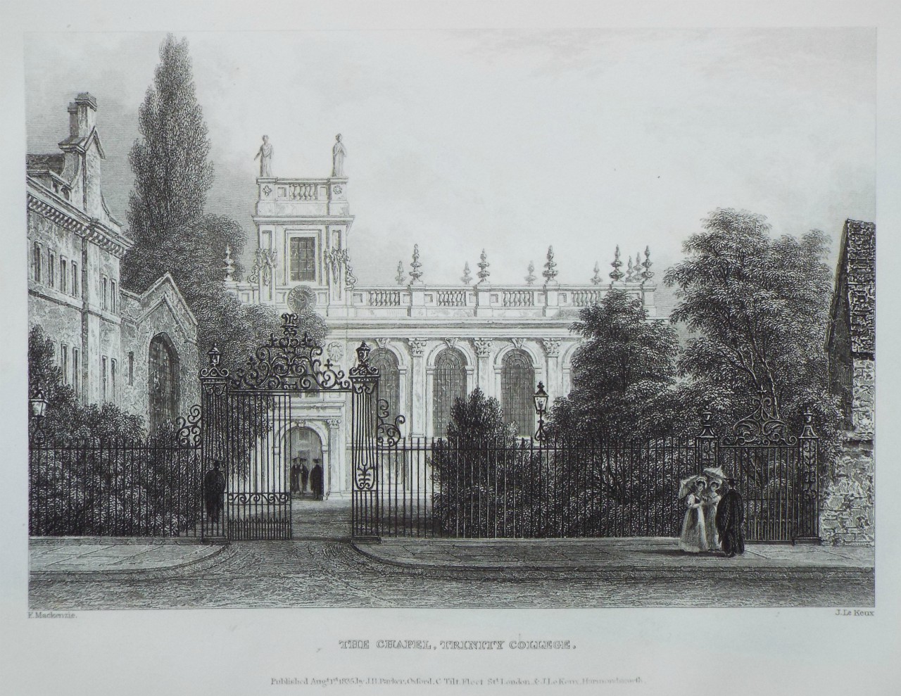 Print - The Chapel, Trinity College. - Le