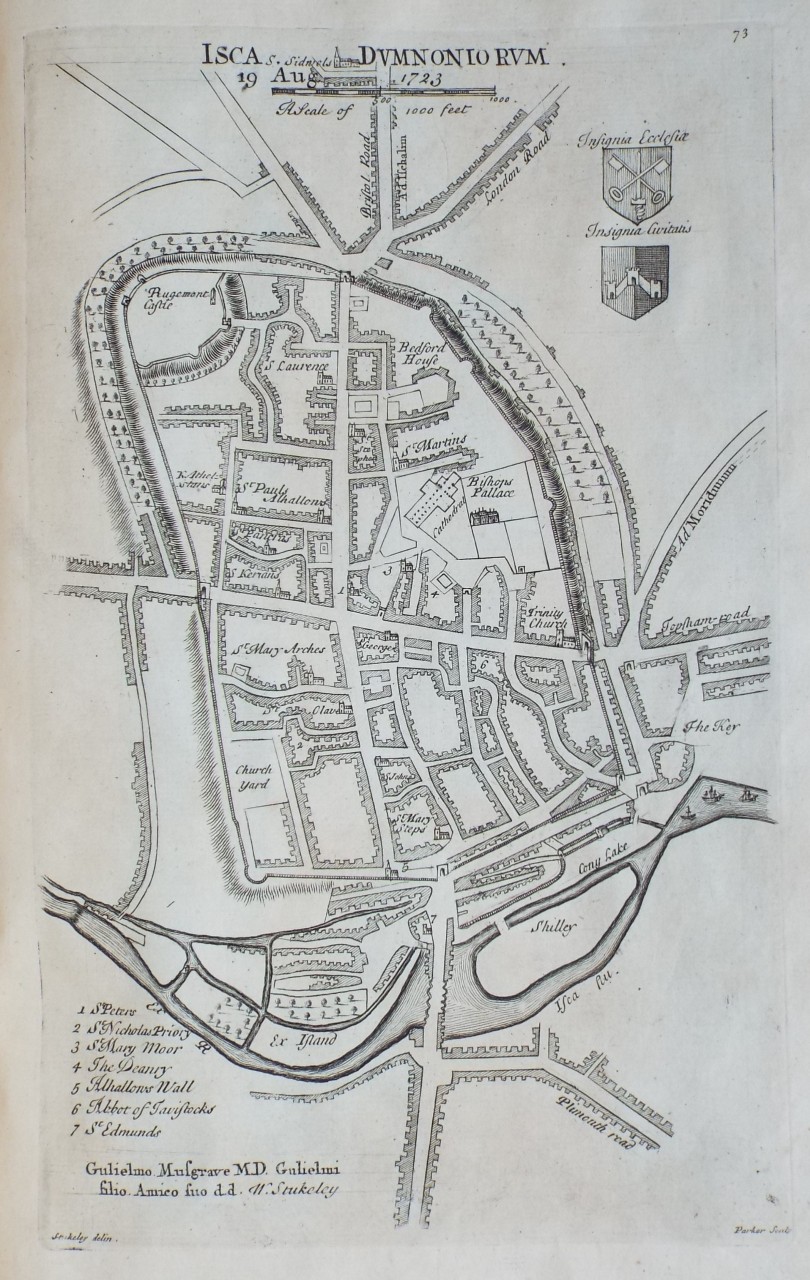 Map of Exeter - Exeter