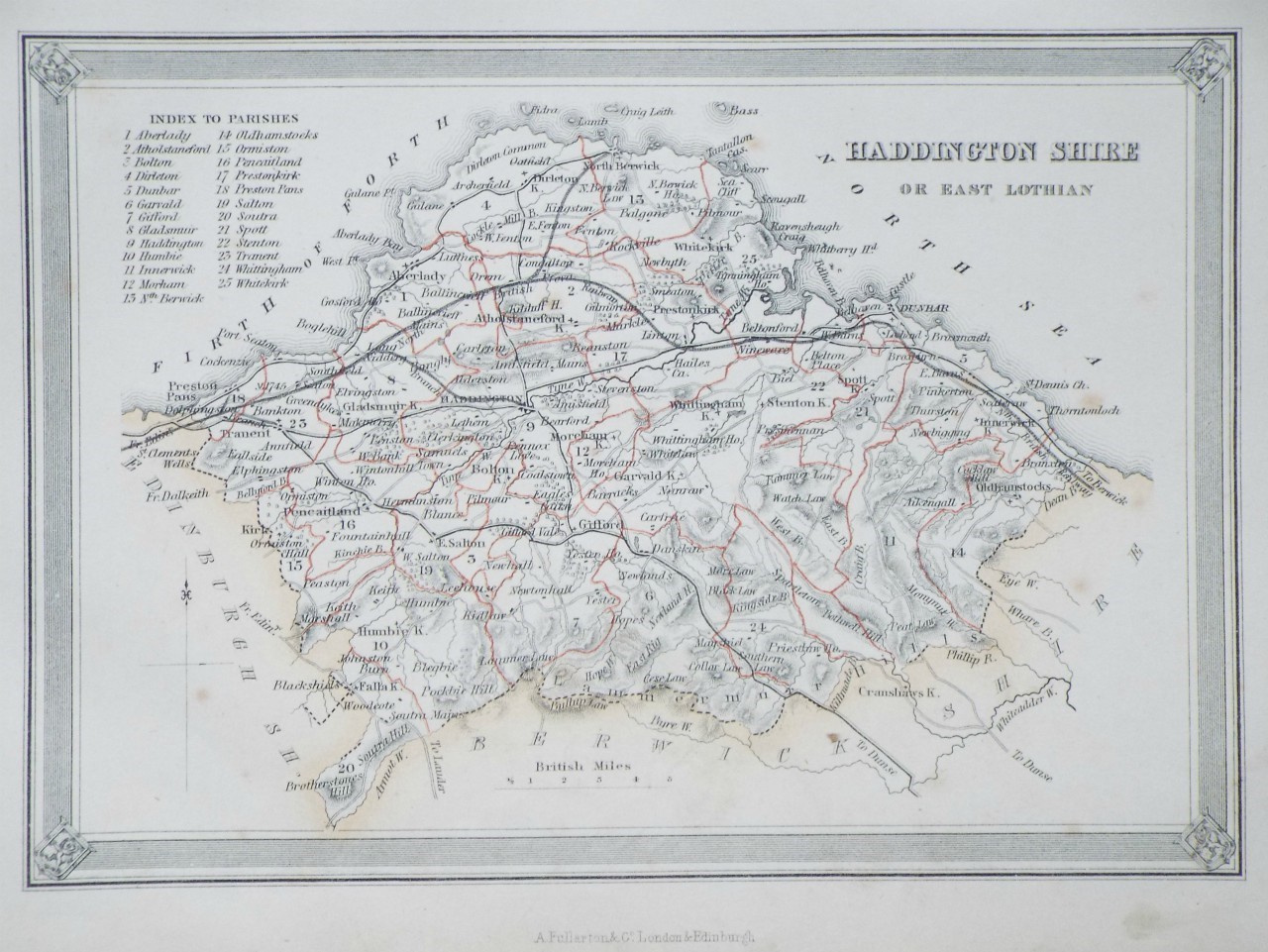 Map of Scotland - Fullarton