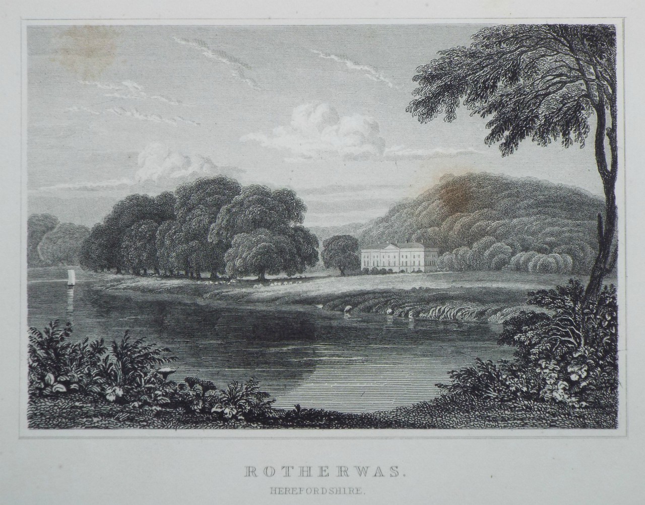 Print - Rotherwas. Herefordshire. - Allen