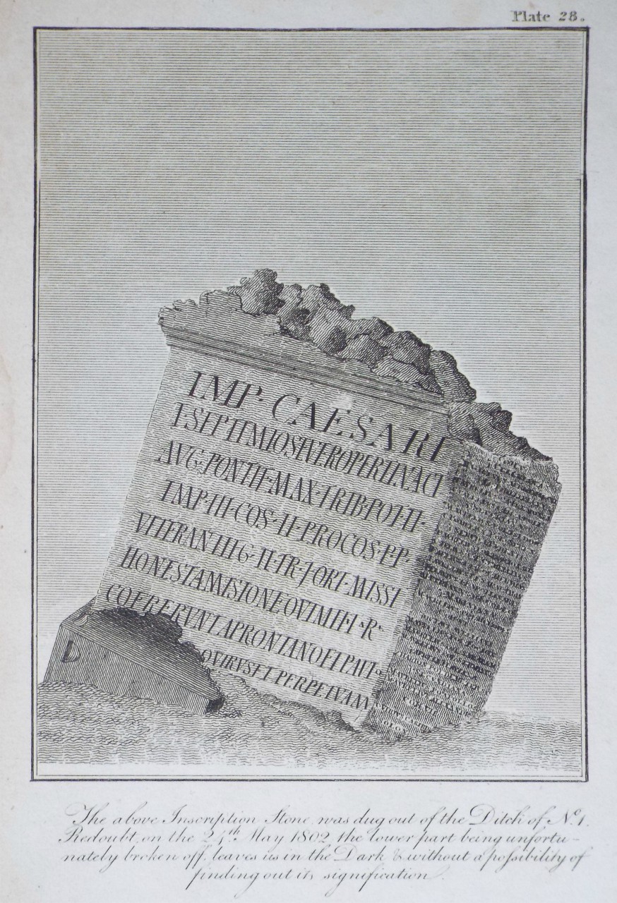 Print - (Roman inscribed stone) - Neele