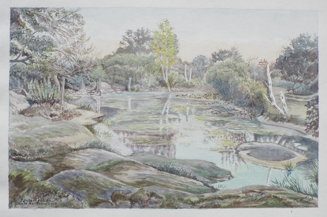 Watercolour - Fontainebleau