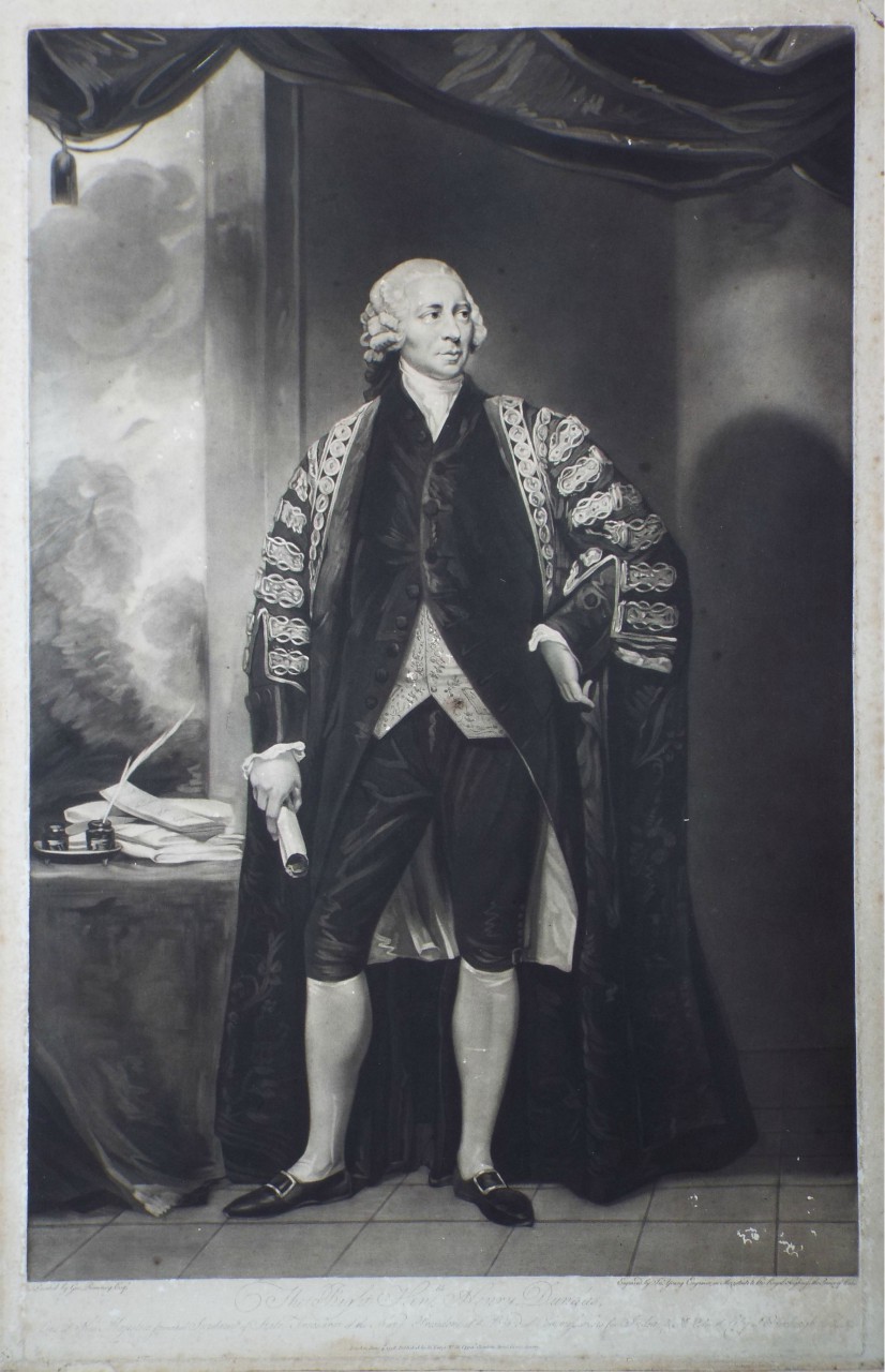 Mezzotint - The Right Hon..ble Henry Dundas - Young