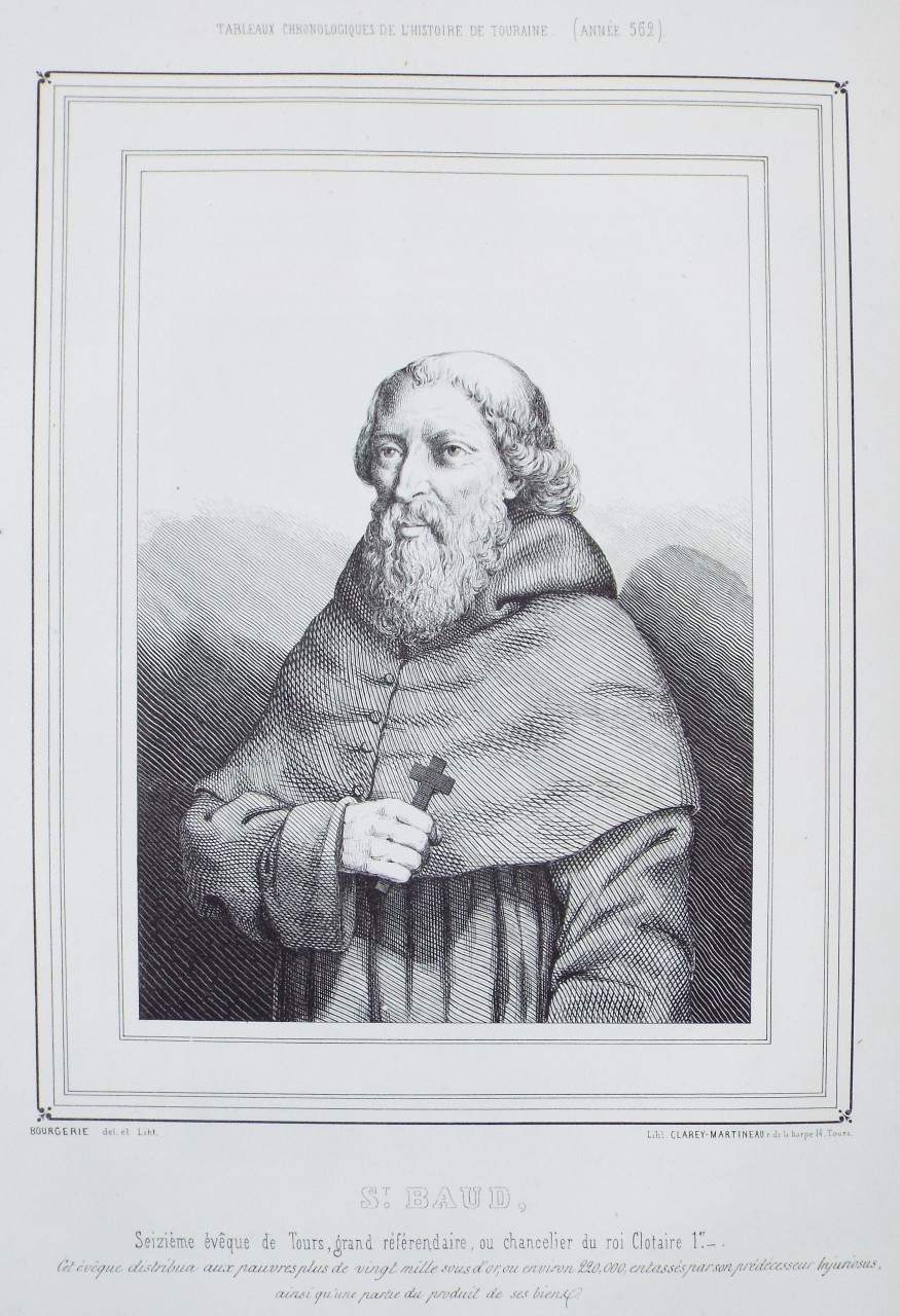 Lithograph - St. Baud.