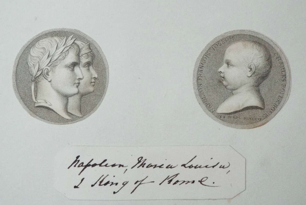 Stipple - Napoleon, Maria Louisa & the King of Rome