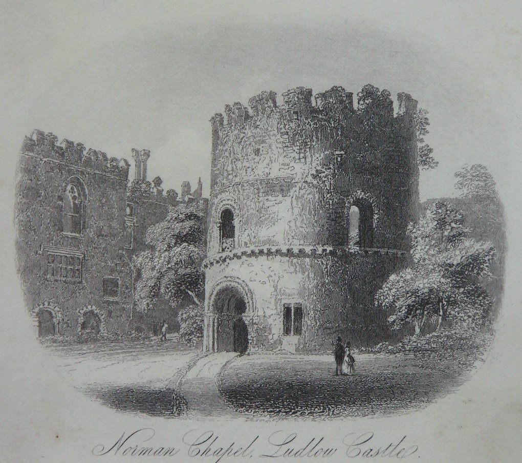 Steel Vignette - Norman Chapel, Ludlow Castle