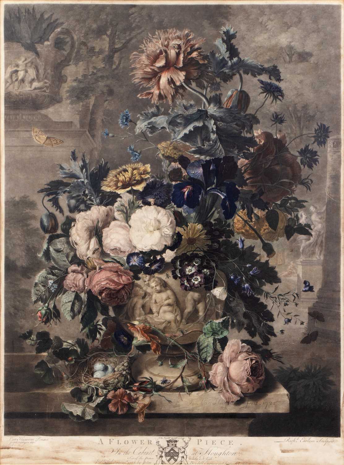 Mezzotint - A Flower Piece. - Earlom