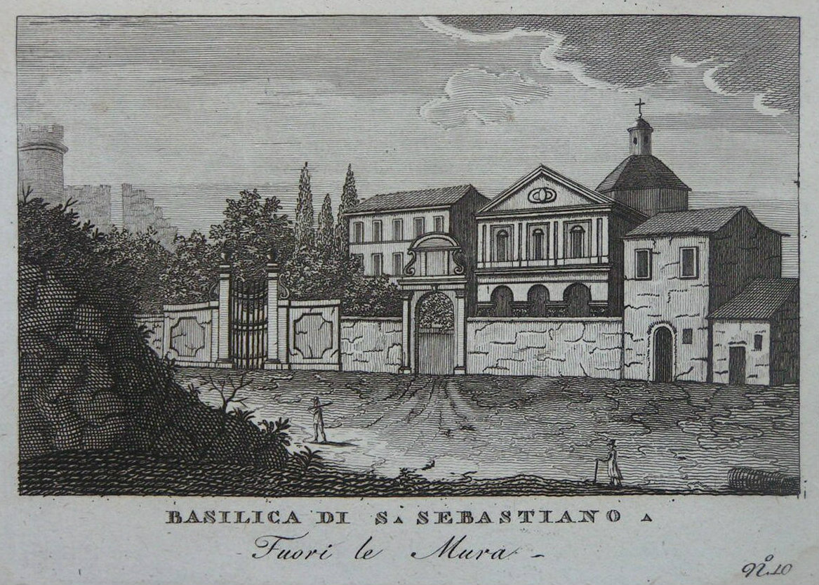 Print - Basilica di S.Sebastiano. Fuori le Mura