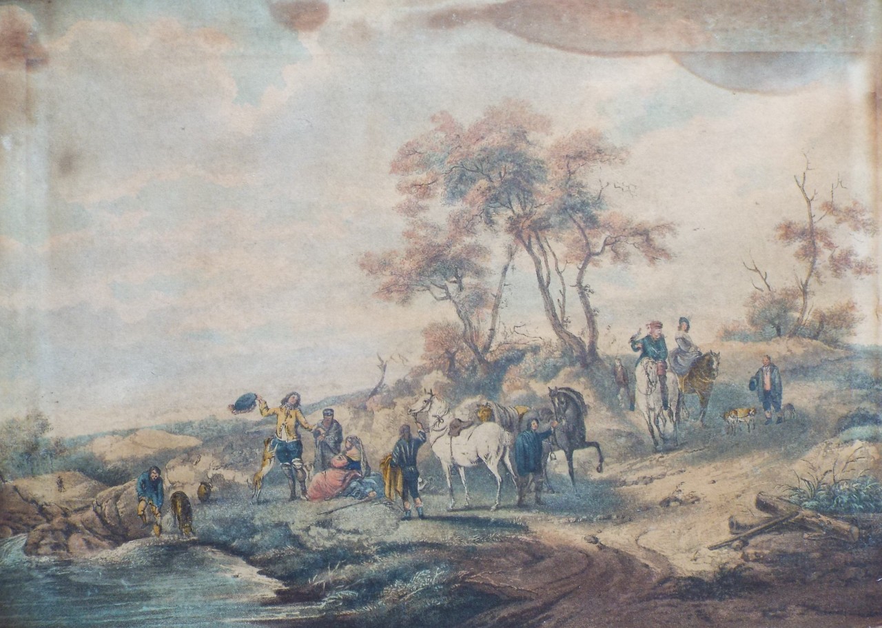 Aquatint - 4 Wouvermans - Cockburn