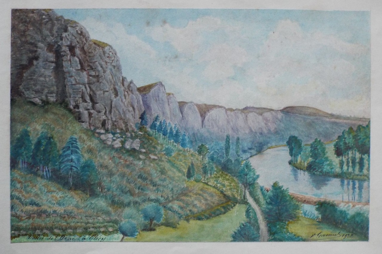 Watercolour - Vallee de l'Orne, a Clecy