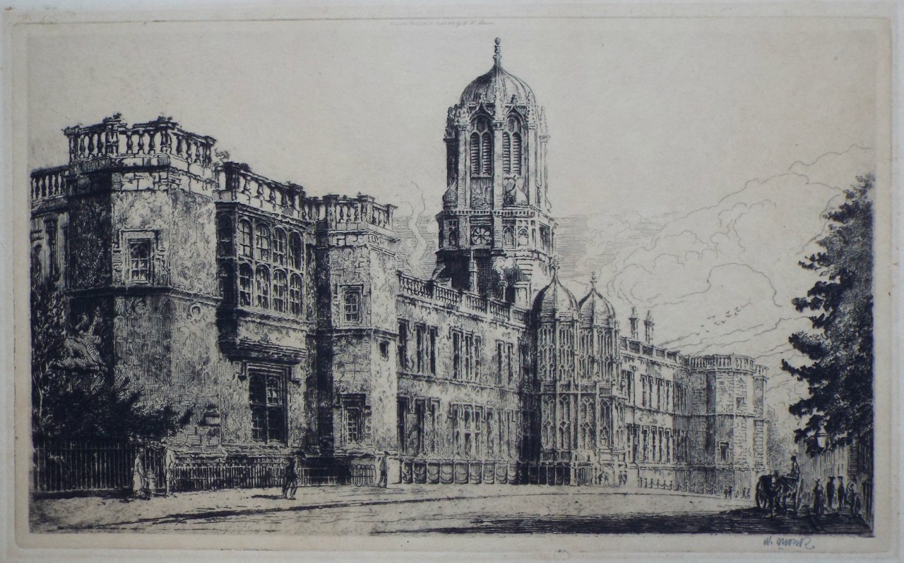 Etching - Christ Church College