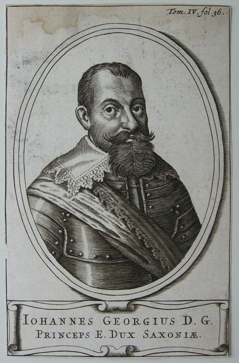 Print - Iohannes Georgius D.G. Princeps E. Dux Saxoniae.
