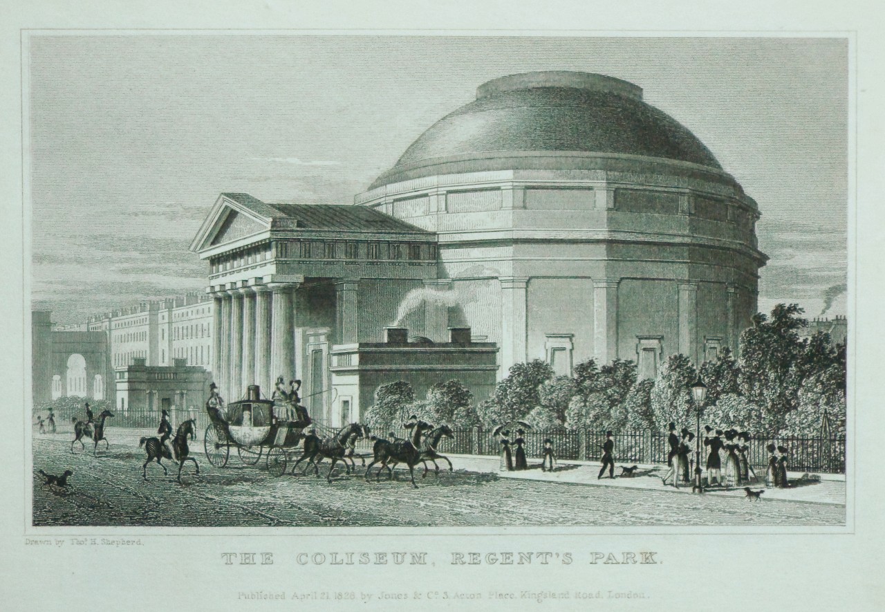 Print - The Colisseum, Regent's Park.