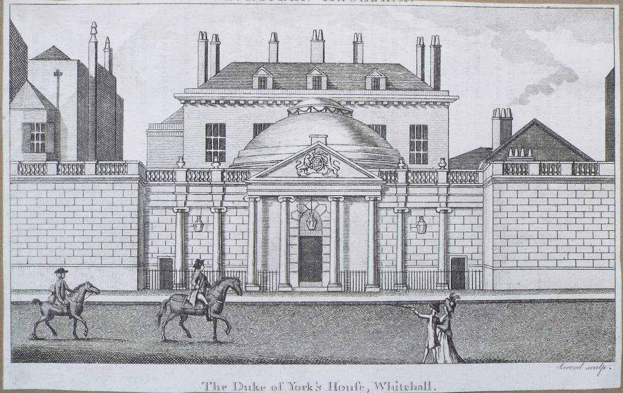 Print - The Duke of York's House, Whitehall.