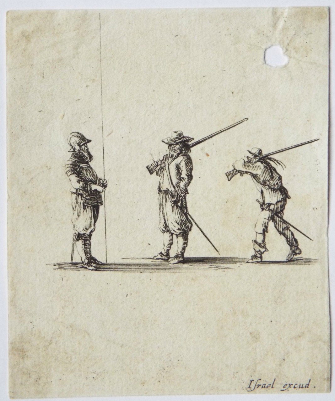 Etching - Three Soldiers - Della