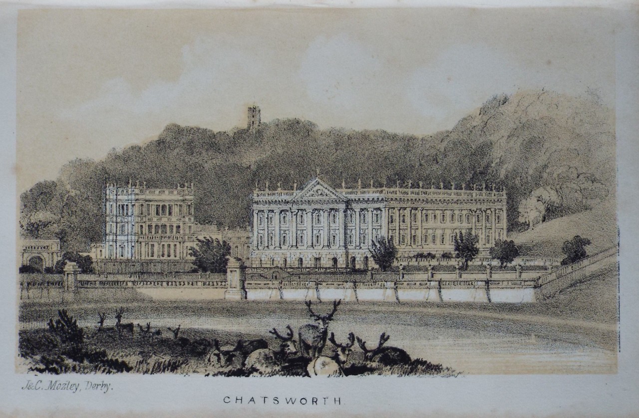 Lithograph - Chatsworth.