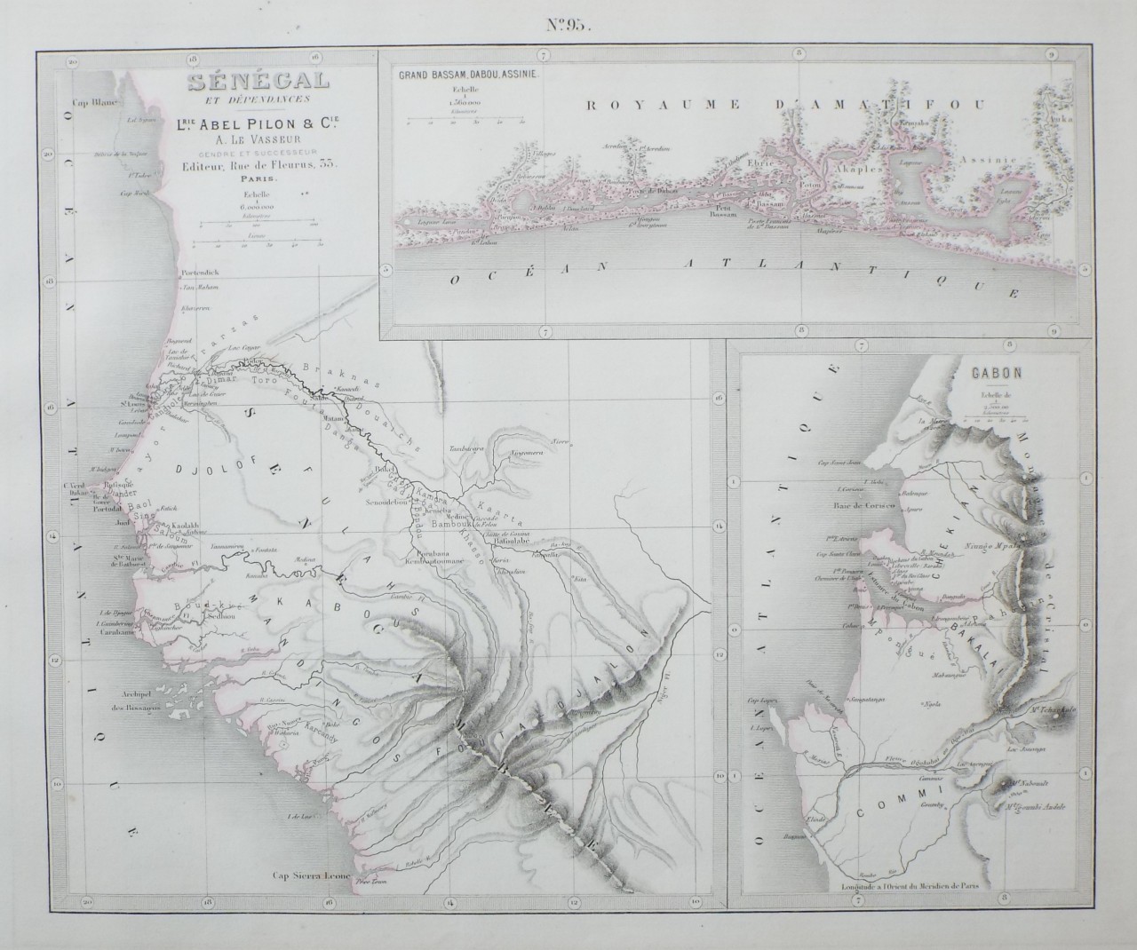 Map of Senegal