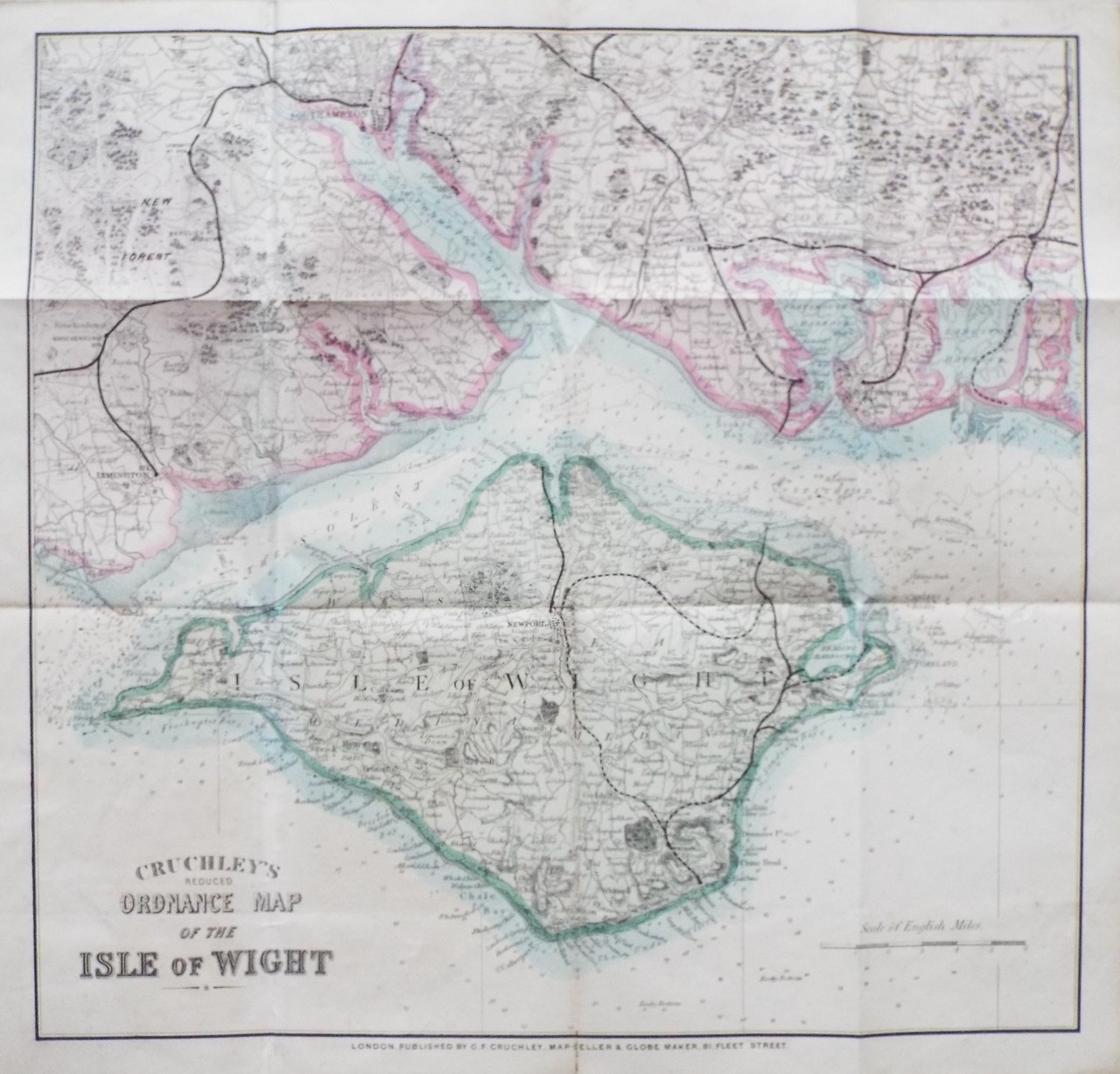 Map of Isle of Wight