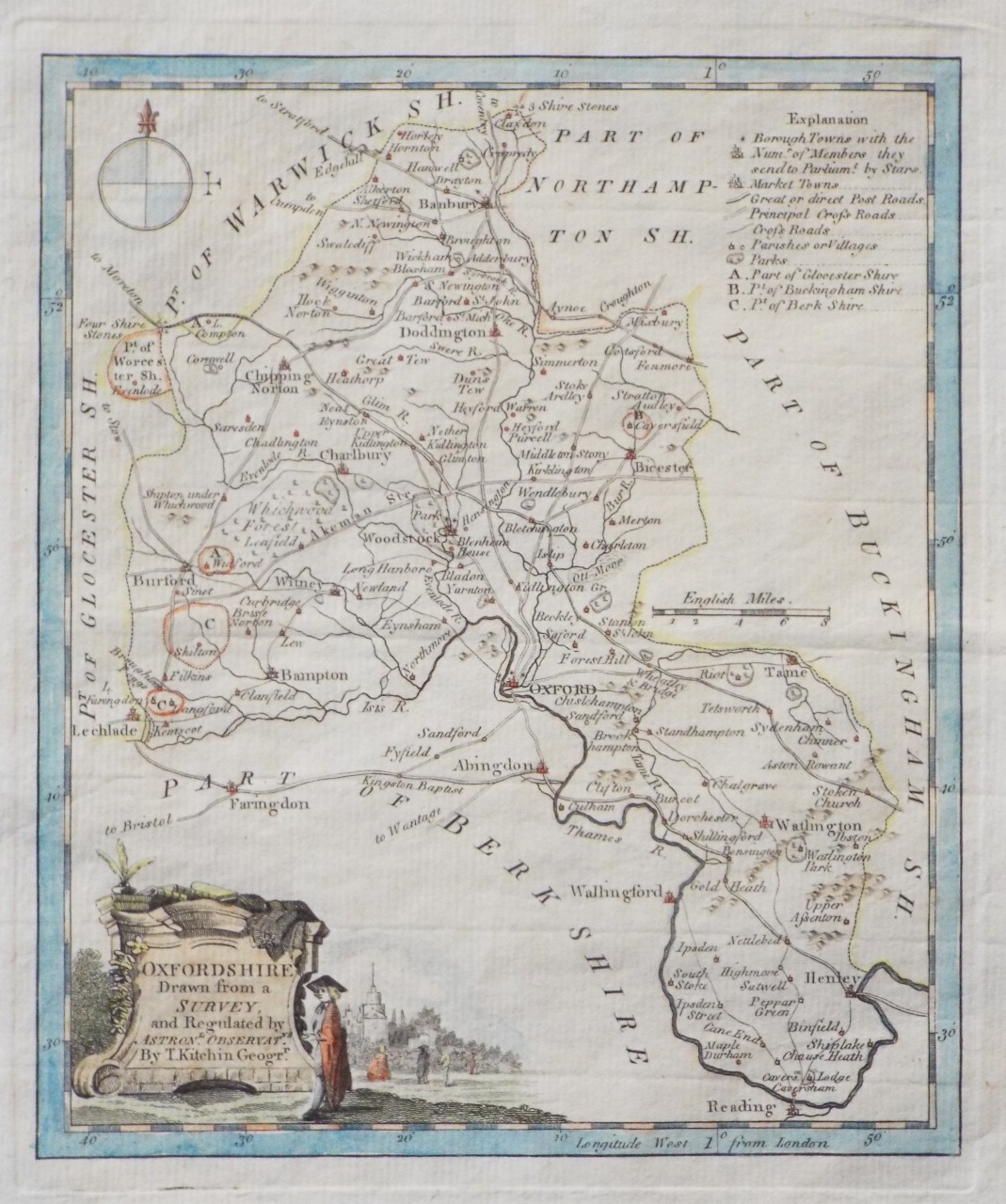 Map of Oxfordshire