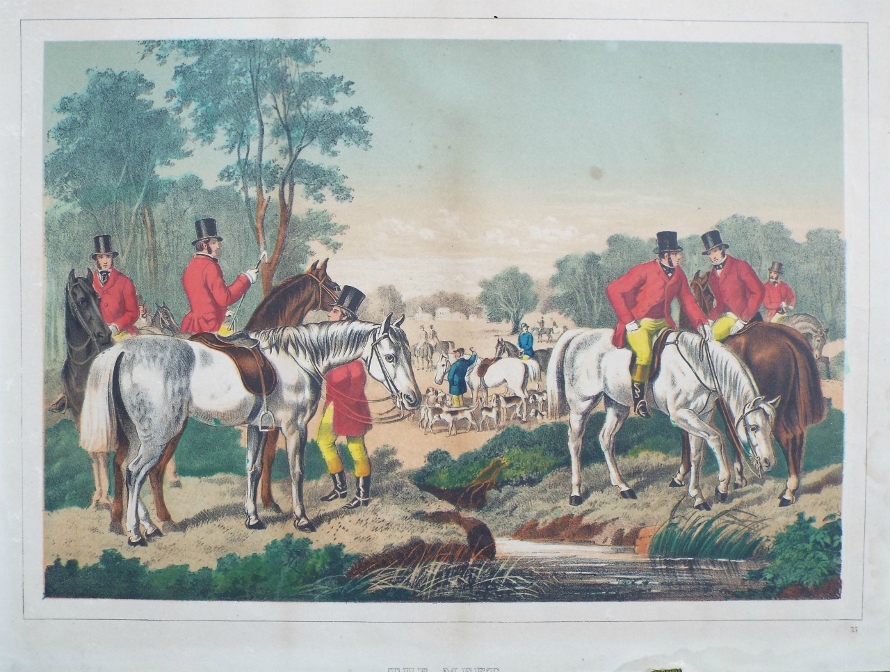 Lithograph - The Meet.