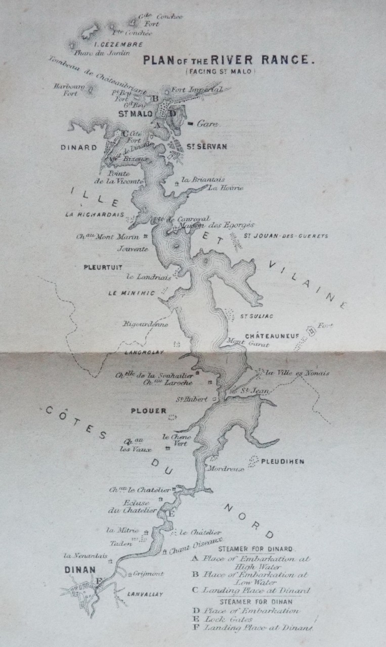Map of La Rance - La Rance