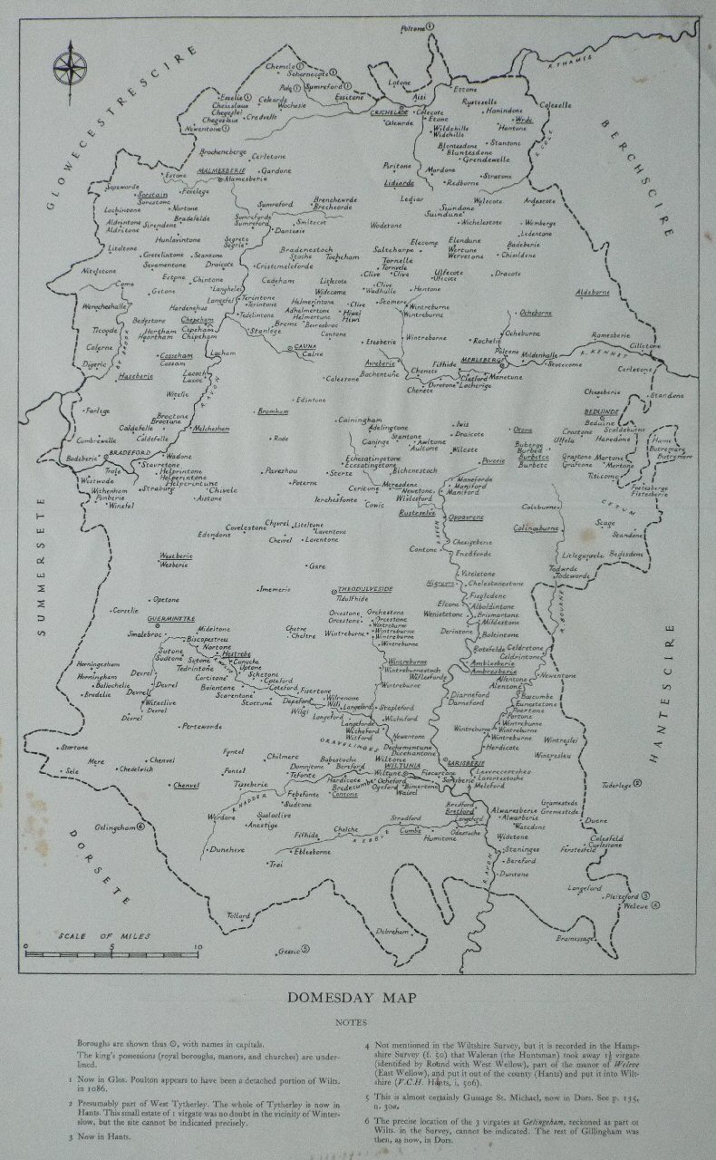 Map of Wiltshire